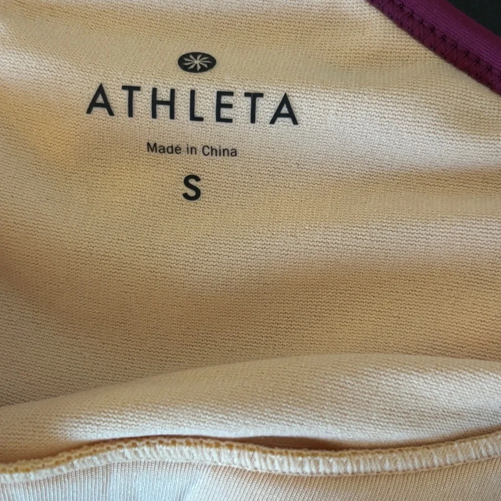 Athleta Swim Dress Shorebreak Grenadine Bombay Print Sml Racerback Built-In Bra - Picture 11 of 14